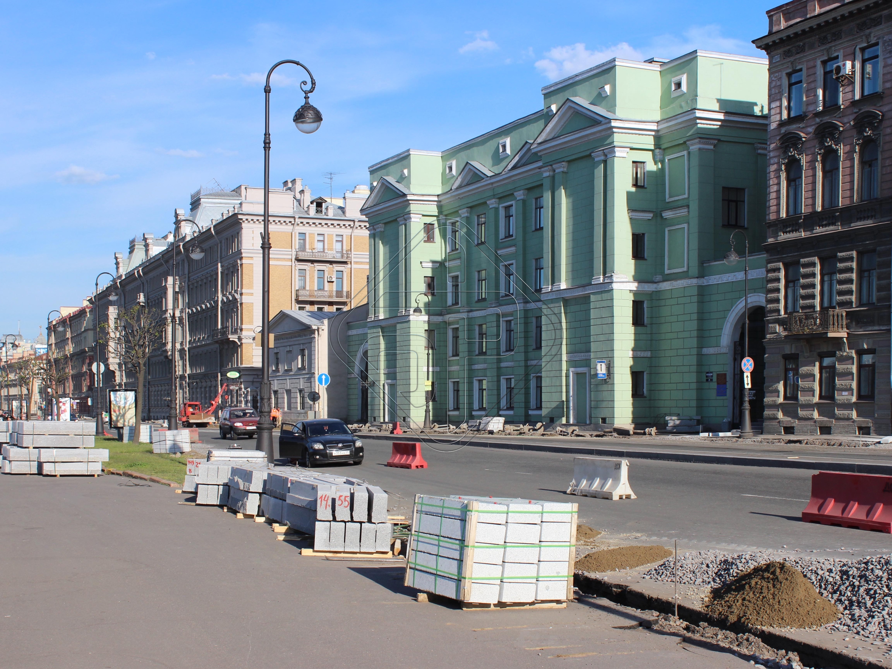 Воскресенская набережная, Санкт-Петербург | поставка гранитной продукции